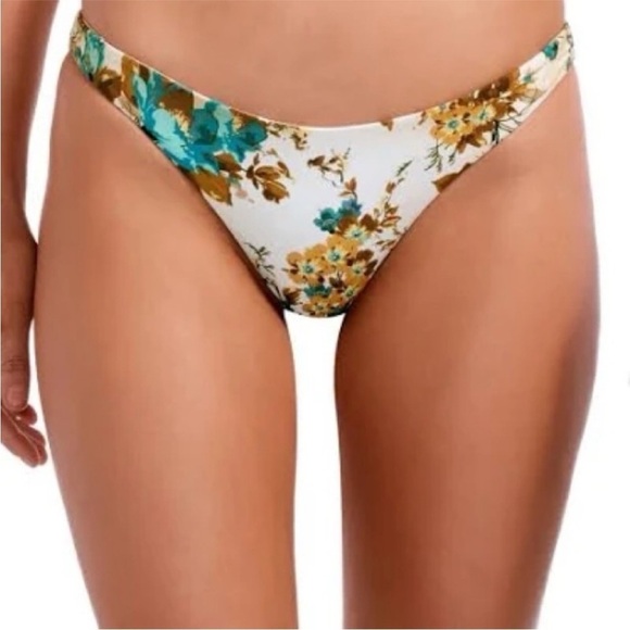 NWT! Vitamin A Cuba Libre Liciana Full Reversible Bikini Bottom - Size 12/D/XL 🩵 - Picture 2 of 10